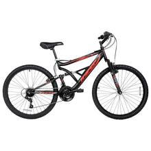 Load image into Gallery viewer, Hyper Bicycles 26" Shocker Mens Dual Suspension Mountain Bike, Black