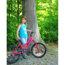 Load image into Gallery viewer, BCA 20" Crossfire 6-Speed Girls Mountain Bike, Pink/Black