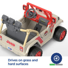 Load image into Gallery viewer, Power Wheels Jurassic Park Jeep Wrangler 12-V Ride On