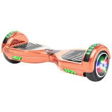 Load image into Gallery viewer, Rose Gold Chrome Hoverboard Wireless Speaker - UL 2272
