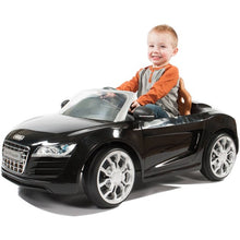 Load image into Gallery viewer, Rollplay Audi R8 Spyder 6 Volt Battery-Powered Ride-On Vehicle, Black