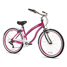 Load image into Gallery viewer, Kent 26" Del Rio Womens Cruiser Bike, Magenta