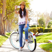 Load image into Gallery viewer, Huffy 24" Cranbrook Girls Cruiser Bike with Perfect Fit Frame, Silver