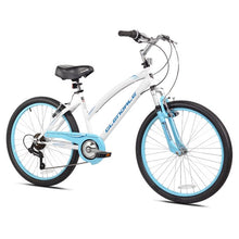 Load image into Gallery viewer, Kent 24" Glendale Girls Bike, White/Blue