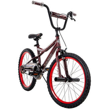 Load image into Gallery viewer, Huffy Kyro 20" BMX-Style Boys Bike for Kids, Red / Black Crackle