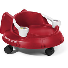 Load image into Gallery viewer, Radio Flyer, Spin N Saucer, Caster Ride-on for Kids, Red