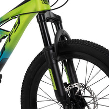 Load image into Gallery viewer, Huffy 20-inch Oxide Boys Mountain Bike for Kids , Lime / Blue