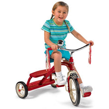 Load image into Gallery viewer, Radio Flyer, Classic Red Dual Deck Tricycle, 12" Front Wheel, Red