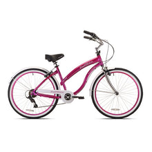 Load image into Gallery viewer, Kent 26" Del Rio Womens Cruiser Bike, Magenta