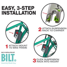 Load image into Gallery viewer, Bell Sports Shell Rear Child Carrier Bicycle Seat, Graphite