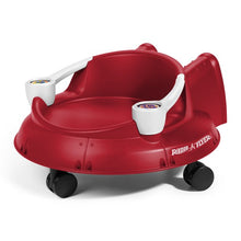 Load image into Gallery viewer, Radio Flyer, Spin N Saucer, Caster Ride-on for Kids, Red