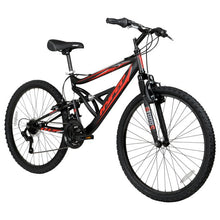 Load image into Gallery viewer, Hyper 26" Shocker Mens Dual Suspension Mountain Bike, Black