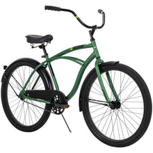 Load image into Gallery viewer, Huffy 26" Cranbrook Mens Beach Cruiser Comfort Bike, Green