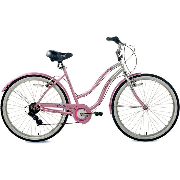 Susan G Komen 26 In Multi-Speed Cruiser Womens Bike, Pink Susan G Komen 26 In Multi-Speed Cruiser Womens Bike, Pink