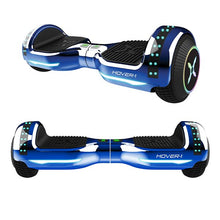 Load image into Gallery viewer, Hover-1 Matrix UL Certified Electric Hoverboard, Blue, w/ 65in Wheels, LED Sensor Lights, LED Wheel Well Lights, Bluetooth Speaker Ideal for Boys and Girls 8 and Less Than 180 lbs