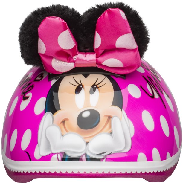 bell toddler bike helmet Bell Disney Minnie Mouse Pom Pom Ears Bike Helmet, Punch Pink, Toddler – BicycleYAAD