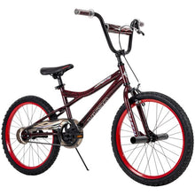 Load image into Gallery viewer, Huffy Kyro 20" BMX-Style Boys Bike for Kids, Red / Black Crackle