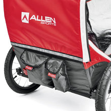Load image into Gallery viewer, Allen Sports Deluxe Steel 2-Child Bicycle Trailer, T2 Red