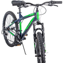 Load image into Gallery viewer, Huffy 24" Nighthawk Boys Mountain Bike, Blue/Green