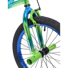 Load image into Gallery viewer, Genesis 18" Glitch Boys BMX Bike, Blue/Green