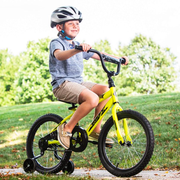 Huffy 18-Inch Rock It Boys Bike, Neon Powder Yellow – BicycleYAAD
