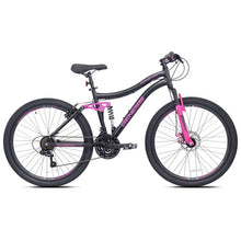 Load image into Gallery viewer, Kent Genesis 26&quot; Maeve Womens Mountain Bike, Black/Pink
