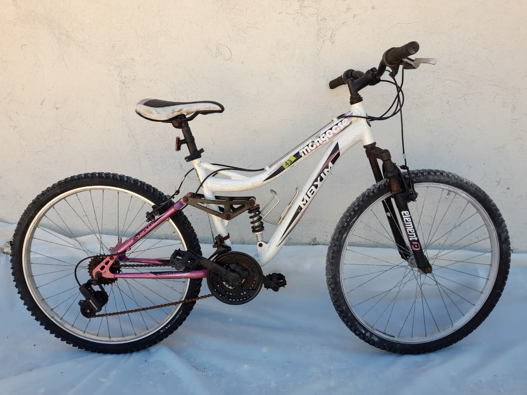 Mongoose Maxim Girls Mountain Bicycle, 24 In. Wheels