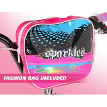 Load image into Gallery viewer, Kent 18&quot; Sparkles Girls Bike, Black/Pink
