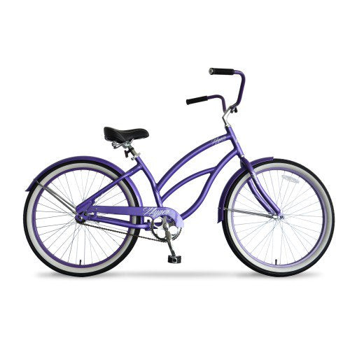Hyper Bicycles 26 In Womens Beach Cruiser Purple – BicycleYAAD