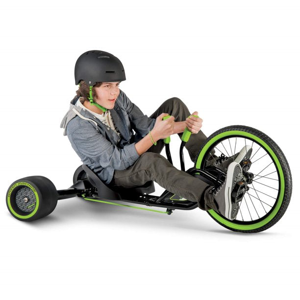 huffy 3 wheel bicycle Green Machine Drift Trike 8 years style rear wheels and steel frame construction add to the trikes durability and performance Vintage huffy Saratoga 26 inch