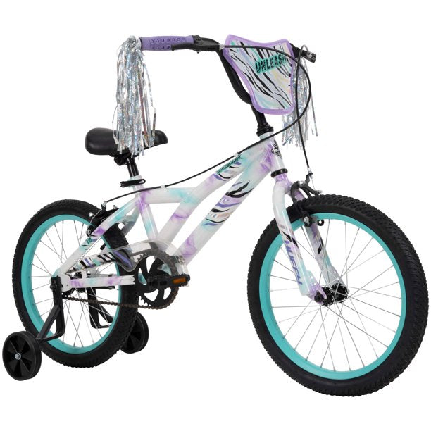 Huffy 18-inch Unleash Girls Bike for Kids, Purple – BicycleYAAD