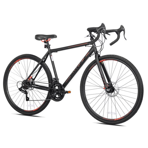 Kent 700c Nazz Mens Gravel Road Bike, Black – BicycleYAAD