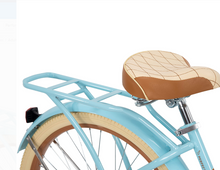 Load image into Gallery viewer, Huffy, Nel Lusso Classic Cruiser Bike with Perfect Fit Frame, Women&#39;s, Blue, 26&quot;
