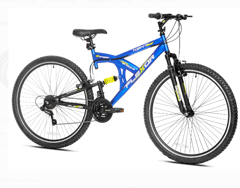 w9 Kent-29-Flexor-Men-s-Dual-Suspension-Mountain-Bike-Blue